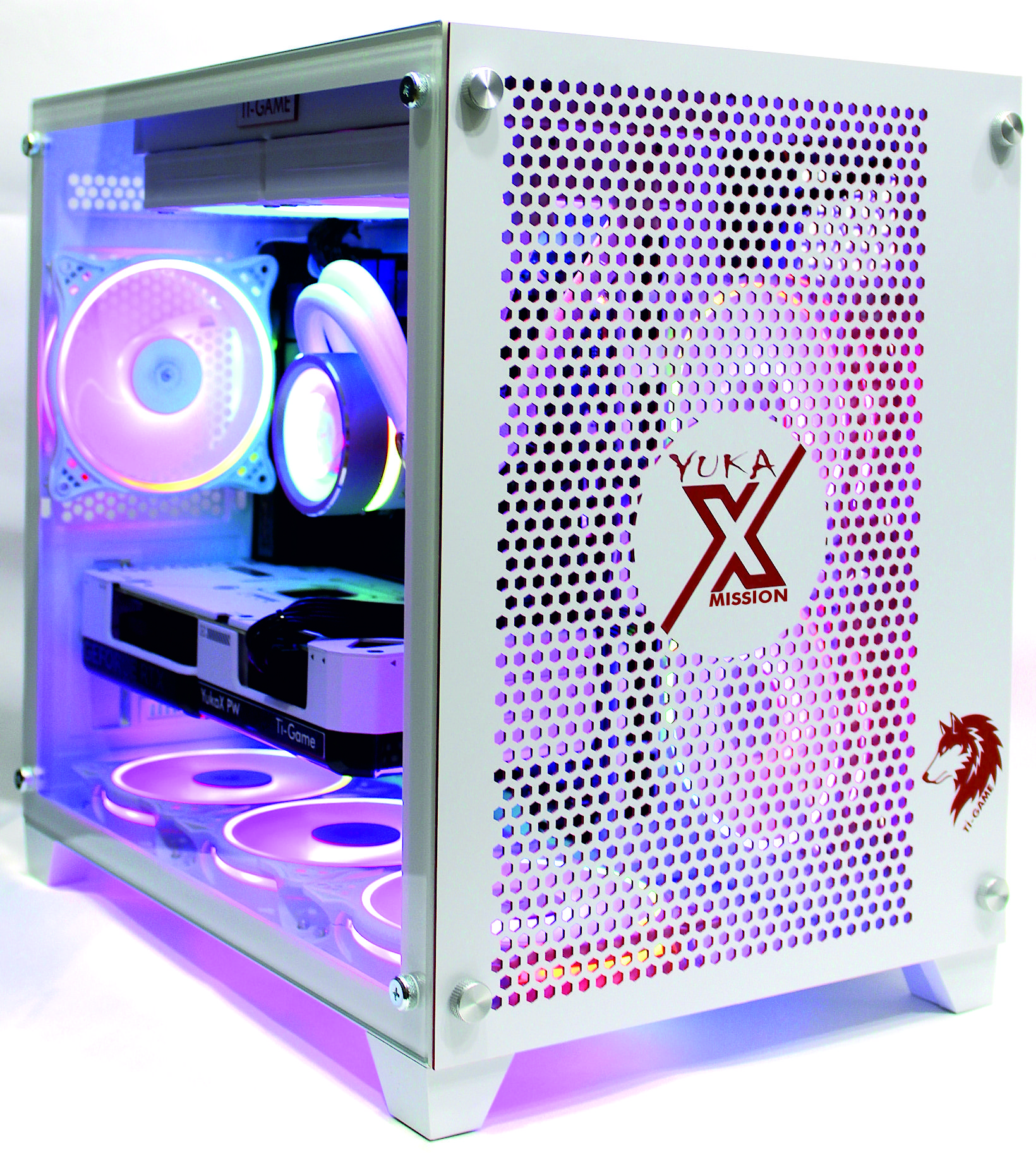 Tİ-GAME YUKA X MISSION WHITE i7-13700KF 64GB DDR5 ( 4x16GB DDR5 5600MHZ ) 2TB M.2 SSD (2100-1500MB/S) 4TB HDD RTX 4070 12GB 192BIT GDDR6X W11P 850W SIVI SOĞUTMA 2.5 GIGABIT ETHERNET MESH PRO GAMING PC